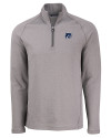 New Hampshire Wildcats College Vault Cutter & Buck Peshastin Fleece Recycled Mens Half Zip Pullover Elemental Grey Heather Mannequin Thumbnail Image