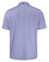 NYU Violets Cutter & Buck Pike Eco Shadow Check Print Recycled Mens Polo Hyacinth Mannequin Back Thumbnail Image