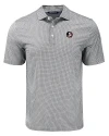 Florida State Seminoles Cutter & Buck Pike Eco Diamond Dot Print Recycled Mens Polo Black Mannequin Thumbnail Image