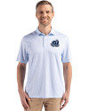 Old Dominion Monarchs College Vault - Cutter & Buck Pike Eco Diamond Dot Print Recycled Mens Polo Atlas Light Blue Front Thumbnail Image