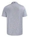 Nebraska Cornhuskers College Vault Cutter & Buck Pike Eco Diamond Dot Print Recycled Mens Polo Black Mannequin Back Thumbnail Image