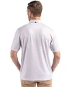 Penn State Nittany Lions College Vault Cutter & Buck Pike Eco Flora Print Recycled Mens Polo Polished Medium Gray Back Thumbnail Image