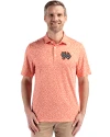 View image 4: Norfolk Tides Cutter & Buck Pike Recycled Flora Print Mens Polo College Orange Front