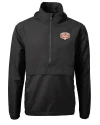 Texas Longhorns 100 Years at DKR Cutter & Buck Charter Eco Recycled Mens Anorak Jacket Black Mannequin Thumbnail Image