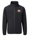 Texas Longhorns 100 Years at DKR Cutter & Buck Charter Eco Recycled Mens Full-Zip Jacket Black Mannequin Thumbnail Image