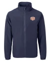 View image 7: Texas Longhorns 100 Years at DKR Cutter & Buck Charter Recycled Packable Mens Full Zip Jacket Navy Blue Mannequin