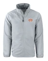 View image 11: Texas Longhorns 100 Years at DKR Cutter & Buck Charter Recycled Packable Mens Full Zip Jacket Polished Medium Gray Mannequin