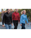 View image 2: Cutter & Buck Long Sleeve Tailored Fit Fine Twill Mens Shirt Black Lifestyle