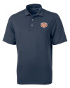 Texas Longhorns 100 Years at DKR Cutter & Buck Virtue Eco Pique Recycled Mens Polo Navy Blue Mannequin Thumbnail Image