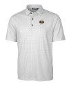 Grambling Tigers Cutter & Buck Pike Double Dot Print Stretch Mens Big and Tall Polo Charcoal Mannequin Thumbnail Image