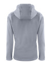 Texas Longhorns 100 Years at DKR Cutter & Buck Evoke Softshell Recycled Full Zip Womens Jacket CONCRETE Mannequin Back Thumbnail Image