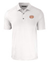 Texas Longhorns 100 Years at DKR Cutter & Buck Forge Eco Stretch Recycled Mens Polo White Mannequin Thumbnail Image