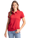Cutter & Buck Advantage Eco Tri-Blend Pique Womens Polo RD PRO_HG 1 Thumbnail Image