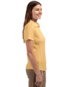 Georgia Tech Yellow Jackets Alumni Cutter & Buck Prospect Eco Textured Stretch Recycled Womens Short Sleeve Polo Desert Side Thumbnail Image