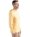 Georgia Tech Yellow Jackets Alumni Cutter & Buck Coastline Epic Comfort Recycled Mens Hooded Shirt Desert Side Thumbnail Image