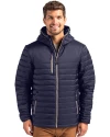 Clique Valhalla Eco Full Zip Mens Puffer Jacket DN PRO_HG 1 Thumbnail Image