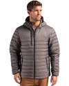 Clique Valhalla Eco Full Zip Mens Puffer Jacket PSL PRO_HG 1 Thumbnail Image
