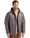 Clique Valhalla Eco Full Zip Mens Puffer Jacket PSL PRO_HG 5 Thumbnail Image
