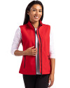 Clique Tempo Eco Stretch Full Zip Womens Softshell Vest REDB PRO_HG 5 Thumbnail Image