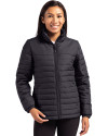 Clique Elevation Eco Full Zip Womens Puffer Jacket BL PRO_HG 1 Thumbnail Image