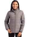 Clique Elevation Eco Full Zip Womens Puffer Jacket PSL PRO_HG 1 Thumbnail Image