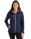 Clique Telemark Eco Stretch Softshell Full Zip Womens Hooded Jacket DN PRO_HG 1 Thumbnail Image