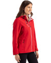 Clique Telemark Eco Stretch Softshell Full Zip Womens Hooded Jacket RD PROS_HG 1 Thumbnail Image