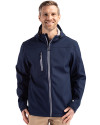 Clique Telemark Eco Stretch Softshell Full Zip Mens Hooded Jacket DN PRO_HG 1 Thumbnail Image