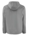 View image 12: Clique Telemark Recycled Stretch Softshell Mens Full Zip Hooded Jacket Pure Slate Mannequin Back