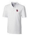 St. Louis Cardinals Cutter & Buck Forge Stretch Mens Big and Tall Polo White Mannequin Thumbnail Image