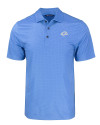 Los Angeles Rams Mono Cutter & Buck Pike Eco Tonal Geo Print Stretch Recycled Mens Polo Atlas Light Blue Mannequin Thumbnail Image