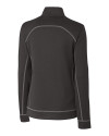 Birmingham Barons Clique Helsa  Performance Womens Half Zip Pullover Sweatshirt Black Mannequin Back Thumbnail Image