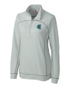 Charlotte Knights Clique Helsa  Performance Womens Half Zip Pullover Sweatshirt Light Grey Mannequin Thumbnail Image