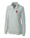 Nashville Sounds Clique Helsa  Performance Womens Half Zip Pullover Sweatshirt Light Grey Mannequin Thumbnail Image