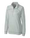 View image 2: Richmond Flying Squirrels Clique Helsa Performance Knit Womens Half Zip
 Light Grey Mannequin