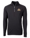 Riverdale High School Cutter & Buck Adapt Eco Knit Stretch Recycled Mens Quarter Zip Pullover BL_MANN_HG 1 Thumbnail Image