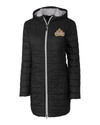 Riverdale High School Cutter & Buck Rainier PrimaLoft®  Womens Eco Insulated Hooded Long Coat BL_MANN_HG 1 Thumbnail Image