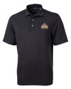 View image 1: Riverdale High School Cutter & Buck Virtue Recycled Featherlight Pique Mens Polo Black Mannequin