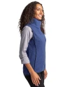 Cutter & Buck Mainsail Sweater Knit Womens Full Zip Vest LNH PROB_HG 3 Thumbnail Image