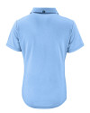 Chicago Bears Monochromatic Cutter & Buck Forge Recycled Four-Way Stretch Womens Polo Dark Atlas Heather Mannequin Back Thumbnail Image