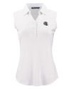 New England Patriots NFL Helmet Cutter & Buck Forge Eco Stretch Recycled Womens Sleeveless Polo White Mannequin Thumbnail Image