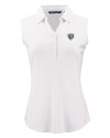 Chicago Bears Mono Cutter & Buck Forge Eco Stretch Recycled Womens Sleeveless Polo White Mannequin Thumbnail Image