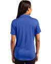 Frisco RoughRiders Cutter & Buck Forge Eco Stretch Recycled Womens Short Sleeve Polo Tour Blue Back Thumbnail Image