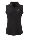 Dayton Dragons Cutter & Buck Forge Eco Stretch Recycled Womens Sleeveless Polo Black Mannequin Thumbnail Image