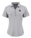 Florida State Seminoles Cutter & Buck Forge Eco Stretch Recycled Womens Short Sleeve Polo Polished Medium Gray Mannequin Thumbnail Image