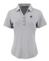 View image 7: Georgia Bulldogs Alumni Cutter & Buck Forge Recycled Four-Way Stretch Womens Polo Polished Medium Gray Mannequin