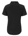 USC Trojans Cutter & Buck Forge Eco Stretch Recycled Womens Short Sleeve Polo Black Mannequin Back Thumbnail Image