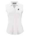 Georgia Bulldogs Alumni Cutter & Buck Forge Eco Stretch Recycled Womens Sleeveless Polo White Mannequin Thumbnail Image