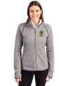 View image 7: Nashville SC Cutter & Buck Mainsail Sweater-Knit Womens Full Zip Hooded Jacket Polished Heather Front