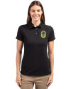 Nashville SC Cutter & Buck Advantage Eco Tri-Blend Pique Womens Polo Black Front Thumbnail Image